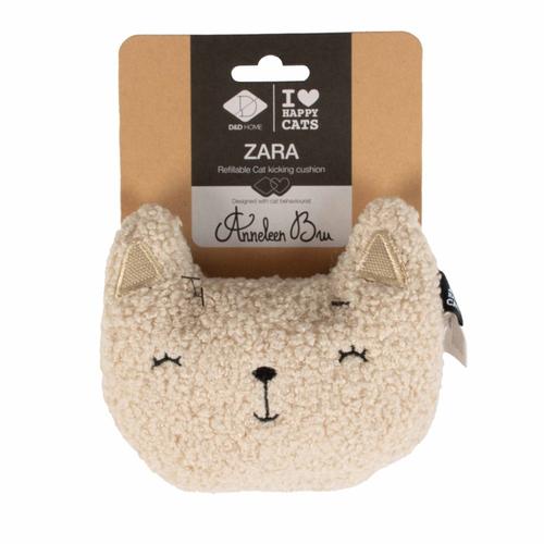 Visuel 2 du produit Jouet pour chat coloris écru coussin à remplissage d'herbes Happy Cat D&D Home Zara - 14 x 4 x 11 cm