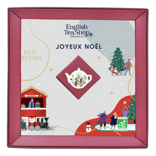 Visuel 1 du produit Coffret de thés et infusions bio English Tea Shop Joyeux Noël - x 32 sachets