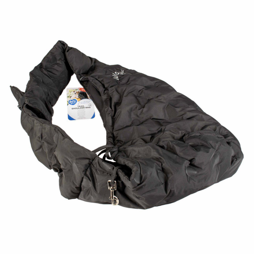 Visuel 1 du produit Trail sac à bandoulière pour petit chien coloris noir Europet - 50 x 45 x 20 cm