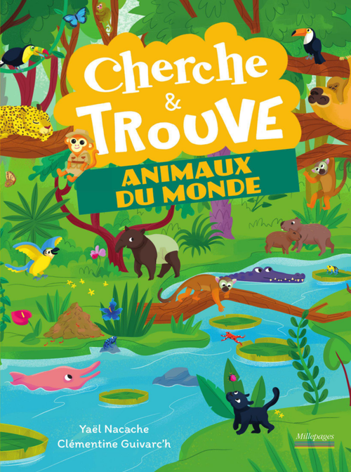 Visuel 1 du produit Livre "Cherche et trouve : Animaux du monde" Éditions Millepages