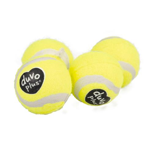 Visuel 1 du produit Jouet pour chien coloris jaune balle de tennis Duvoplus - Ø 4 cm