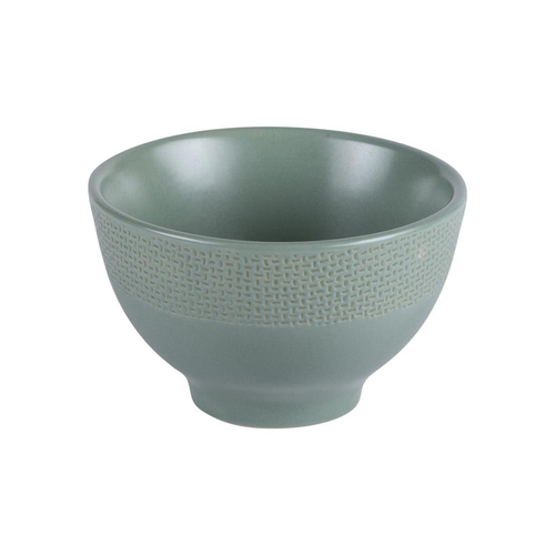 Visuel 1 du produit Mini bol en grès effet martelé vert Vesuvio - Ø 9,5 cm x H 6 cm