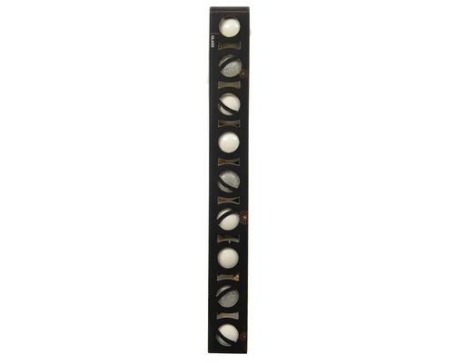Visuel 1 du produit Boîte de 9 mini-boules de Noël en verre blanc laine - Ø 3 cm