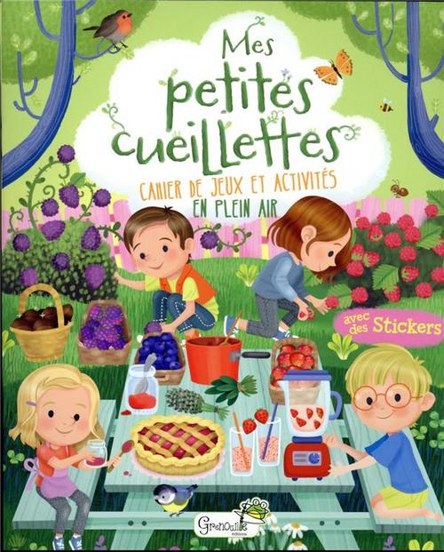 Visuel 1 du produit Cahier de jeux et activités "Mes petites cueillettes" aux Éditions Grenouille