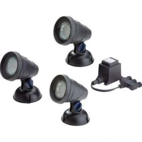 Visuel 1 du produit Kit d'éclairage pour bassin 3 spots LED - OASE LunAqua Classic - 3L
