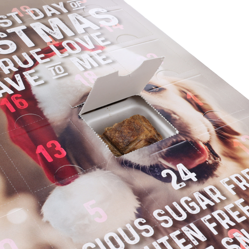 Visuel 2 du produit Calendrier de l’Avent pour chien friandises Flamingo