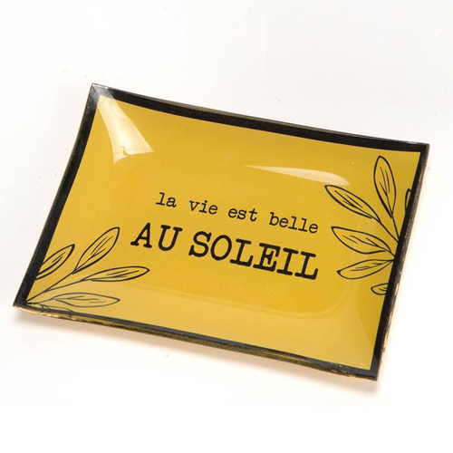 Visuel 1 du produit Vide-poche Au Soleil en verre - 10 x 15 cm