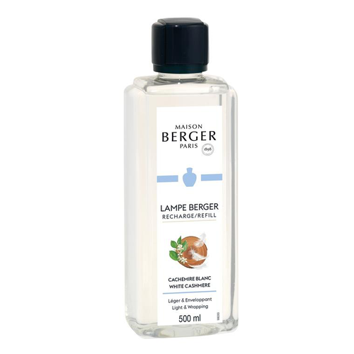 Visuel 1 du produit Parfum senteur cachemire blanc Maison Berger - 500 ml