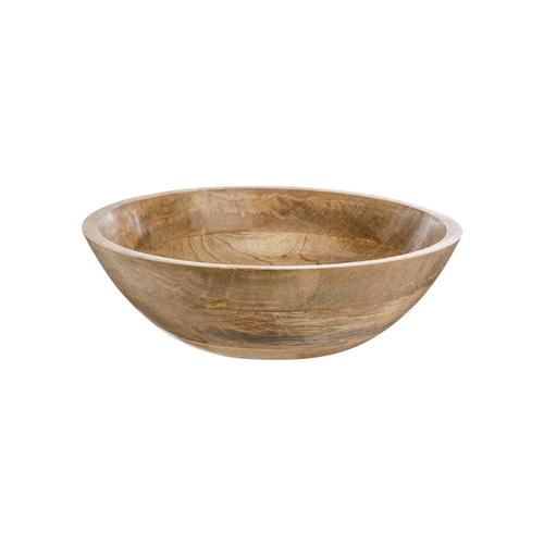 Visuel 1 du produit Saladier rond en bois de manguier naturel - Ø 30 x H 9 cm