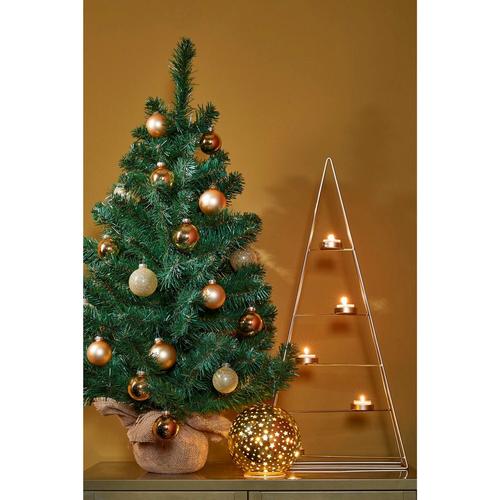 Visuel 5 du produit Sapin de Noël artificiel vert dans pot en jute Alpine - Ø 66 x H 90 cm