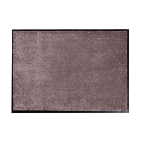 Visuel 1 du produit Tapis absorbant en microfibres taupe Sweetsol - 90 x 60 cm