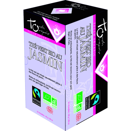 Visuel 1 du produit The vert jasmin bio Touch Organic - 48 g