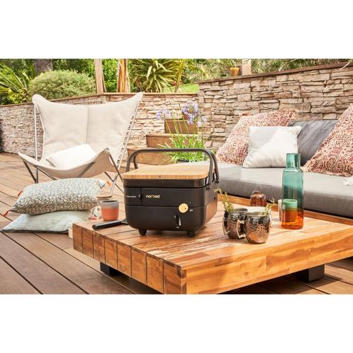 Visuel 13 du produit Plancha Nomad au gaz coloris noir en acier Forge Adour Nomad - 33,5 x 33,5 x 21,5 cm