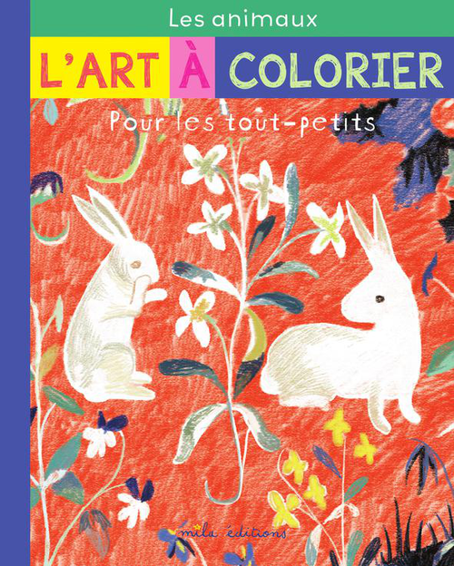 Visuel 1 du produit Carnet de coloriage : L'Art à colorier pour les tout-petits : Les animaux - 24 pages