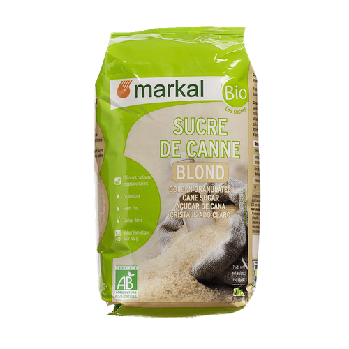 Visuel 1 du produit Sucre blond de canne bio Markal - 1 kg