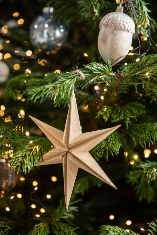 Visuel 4 du produit Suspension étoile coloris gris en papier