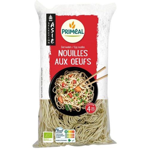 Visuel 1 du produit Nouilles aux oeufs bio Primeal - 250 g