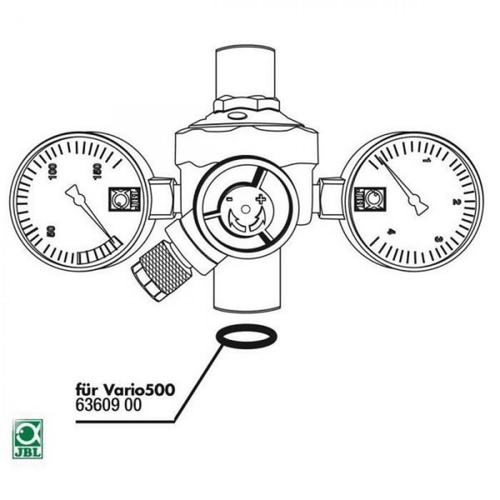 Visuel 2 du produit Joint détendeur CO2 ø8mm, lot de 2, JBL Proflora Vario 500