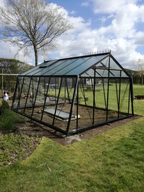 Visuel 1 du produit Serre de jardin S206H ACD en aluminium - 380 x 445 cm
