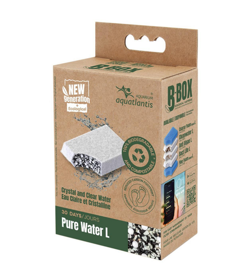 Visuel 1 du produit Masse filtrante pour aquarium coloris blanc Aquatlantis B-Box pure water charbon actif - Taille L