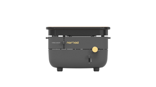 Visuel 6 du produit Plancha Nomad au gaz coloris noir en acier Forge Adour Nomad - 33,5 x 33,5 x 21,5 cm