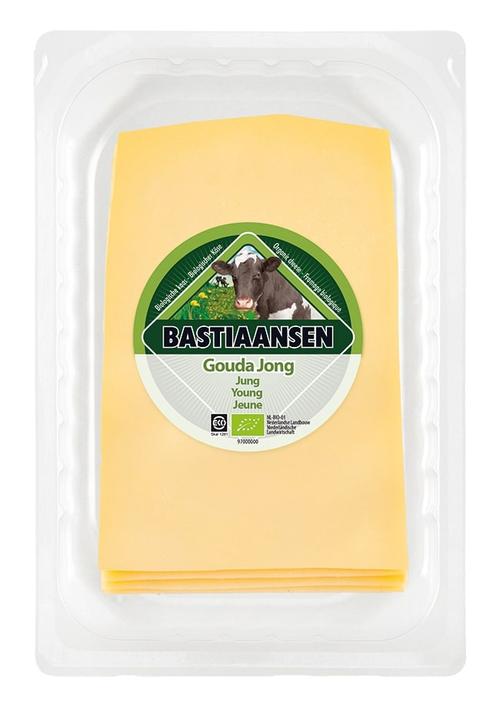 Visuel 1 du produit Gouda jeune en tranches Bastiaansen - 150 g