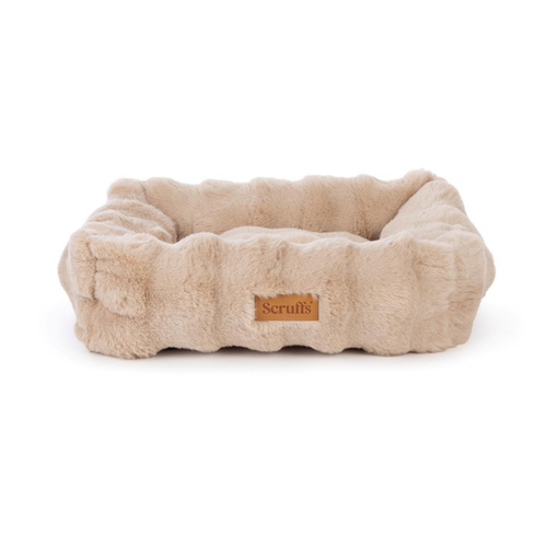 Visuel 1 du produit Corbeille pour chien Alpine coloris beige en tissu Scruffs Taille M - 60 x 50 cm