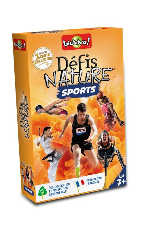 Visuel 1 du produit Jeu de cartes Bioviva Défis Nature Sports