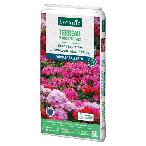 Visuel 1 du produit Terreau pour plantes fleuries botanic® - 5 L