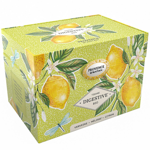 Visuel 1 du produit Coffret métal de tisane digestive bio Provence d’antan - 36 g
