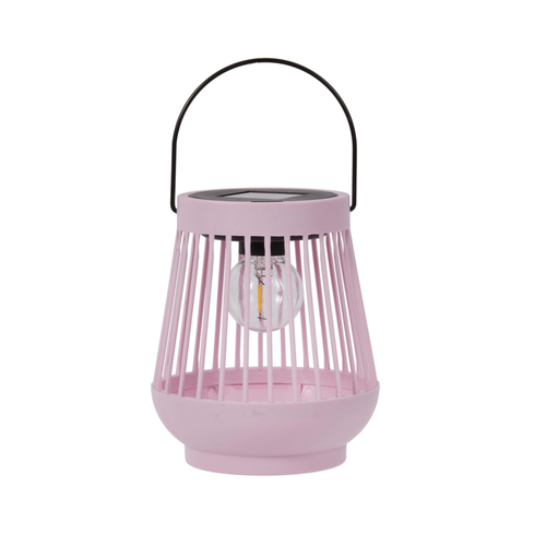 Visuel 2 du produit Lanterne solaire Viva! coloris multicolore en plastique effet blanc chaud - 15 x 13 x 13 cm