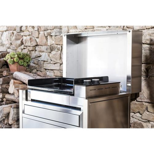 Visuel 2 du produit Plancha Premium Gaz 60 châssis Inox 5300 W