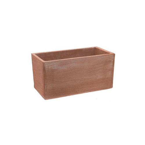 Visuel 1 du produit Jardinière Moderne de 26,5 L en terre cuite 50 x 23 x 23 cm