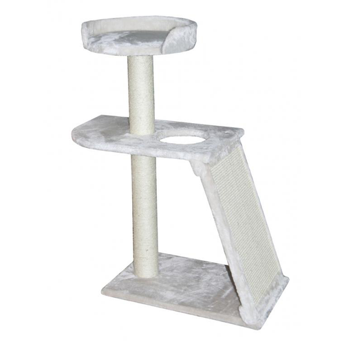 Visuel 1 du produit Arbre à chat coloris beige Wakeboard - 36 x 38 x 90 cm