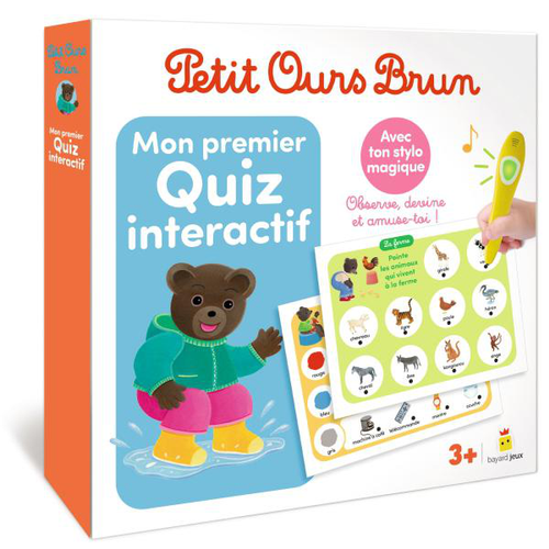 Visuel 1 du produit Quiz Mon premier Quiz interactif - Petit Ours Brun aux Éditions Bayard Jeunesse -