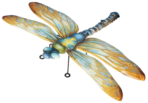Visuel 1 du produit Libellule en métal multicolore Riviera décor A grand modèle - 50 cm