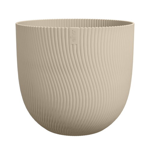 Visuel 1 du produit Pot en polypropylène beige champignon Elho Sereh Round - Ø 39 x 33,3 cm