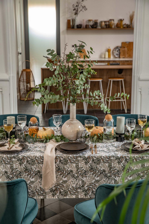 Visuel 2 du produit Vase en faïence coloris beige en forme de boule – Ø 19,50 x 33 cm (produit vendu à l'unité, livré aléatoirement parmi deux coloris)