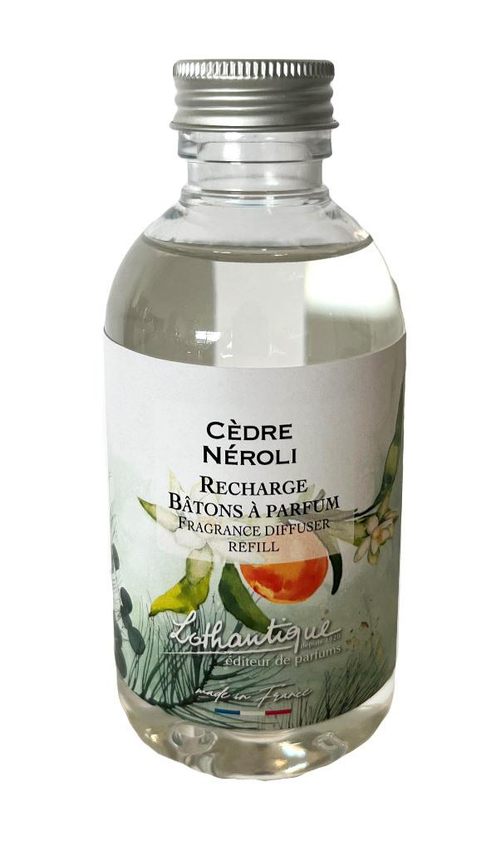 Visuel 1 du produit Recharge de bâton à parfum Lothantique Jardin d'aquarelles Cèdre Néroli – 200 ml