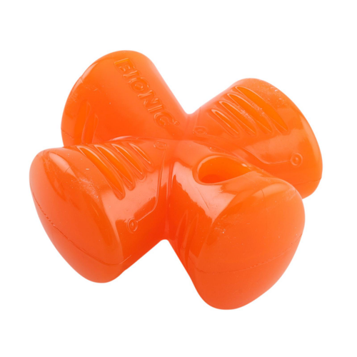 Visuel 1 du produit Jouet pour chien en caoutchouc coloris orange croix Bionic Stuffer