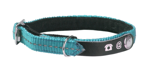 Visuel 1 du produit Collier pour chat coloris bleu turquoise Bobby Lost