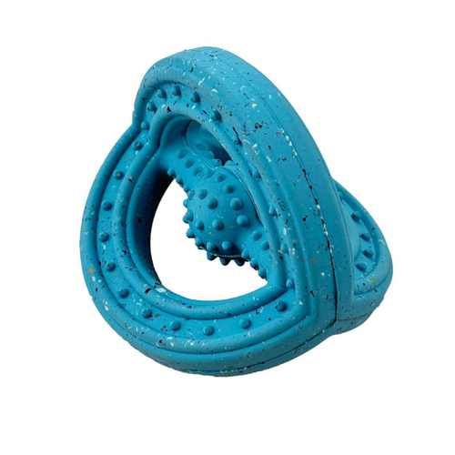 Visuel 3 du produit Jouet pour chien en caoutchouc naturel et Nike Grind coloris bleu sphère à mâcher Max Fusion - Taille L