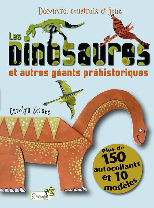 Visuel 1 du produit Livre "Les dinosaures découvre construis" Artemis