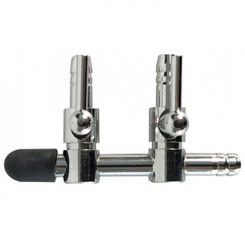 Visuel 2 du produit Robinetterie à air en acier, 2 sorties - AQUA NOVA