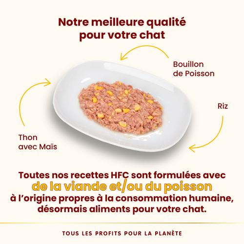 Visuel 3 du produit Pâtée pour chat HFC Natural au thon et maïs Almo Nature - 70 g