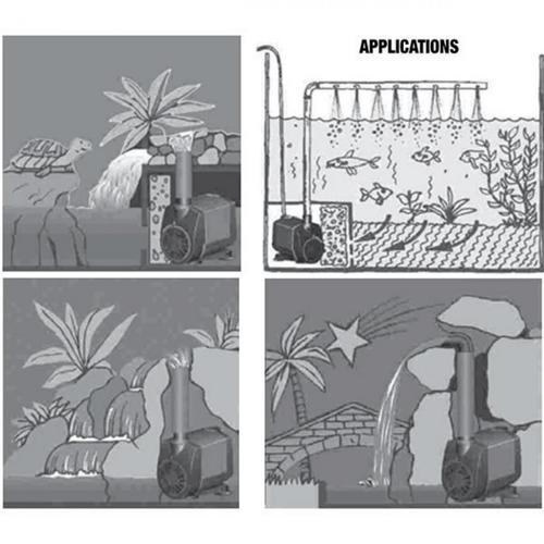 Visuel 3 du produit Pompe pour aquarium débit 600 L/H, NEWA, modèle NJ600