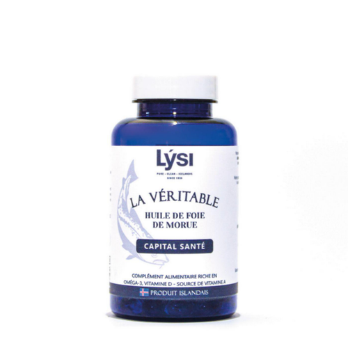 Visuel 1 du produit Complément alimentaire Huile de foie de morue Lysi - 120 gélules