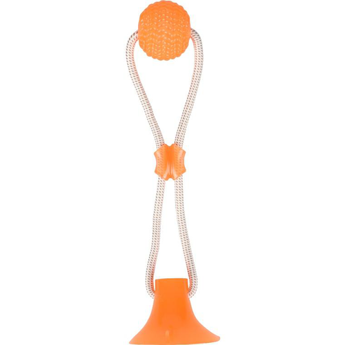 Visuel 1 du produit Balle pour chien avec ventouse orange Flamingo