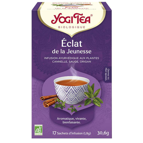 Visuel 1 du produit Yogi Tea Éclat de jeunesse – La boîte de 17 sachets