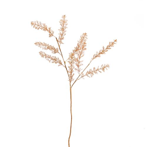 Visuel 1 du produit Branche artificielle feuillue coloris or espresso - 30 x 5 x 8 cm